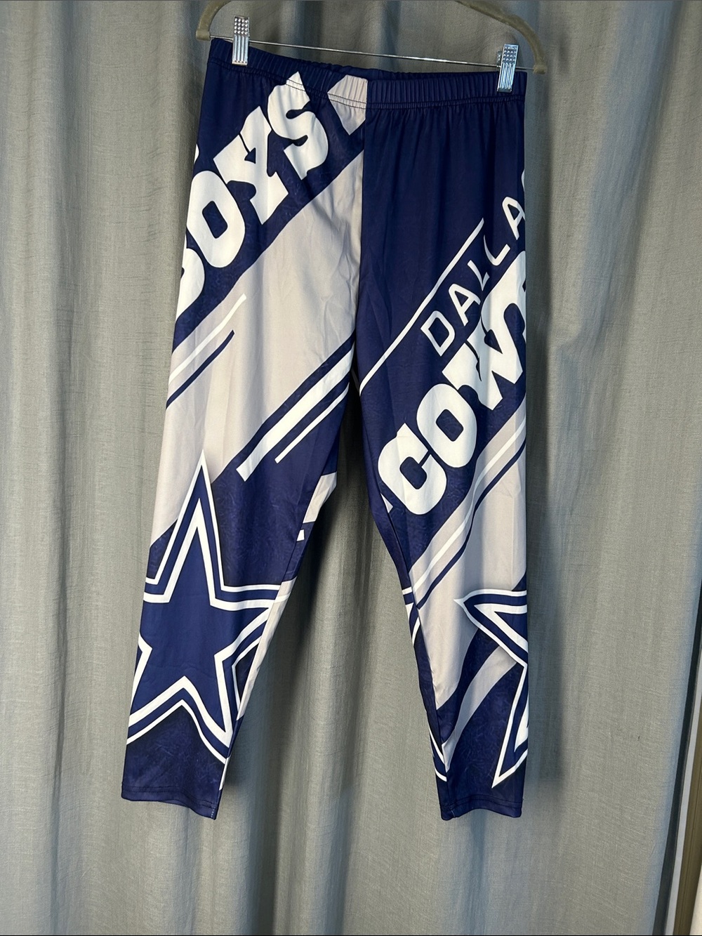 NFL Dallas Cowboys Navy & White Straight Leg Pants
